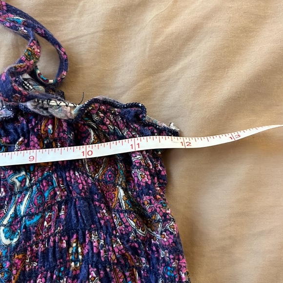 Aqua paisley dress - Picture 7 of 10